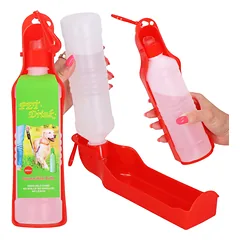 Vandens butelis su girdykla 500 ml raudonas — 2 nuotrauka