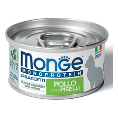 Monge MONOPROTEIN - Cat Flakes Only CHICKEN/PEAS 80 g (pak24)