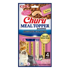 Churu Meal Topper skanėstas su tunu ir lašiša katėms, 4 vnt.