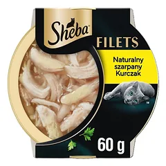 SHEBA Filets su vištiena padaže 60 g drėgnas maistas katėms