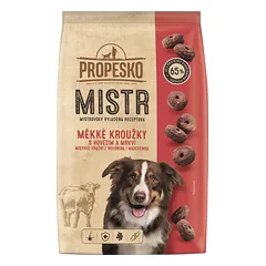 Sausas šunų maistas PROPESKO Dog Master Adult soft rings with beef su jautiena, 1.5 kg