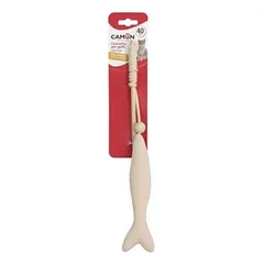 Camon žaislas katėms medinė lazdelė su žuvimi, 40 cm