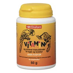 Diafarm Vitamin powder without phosphorus for birds and reptiles 50 g