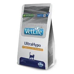 Farmina Vet Life UltraHypo visavertis pašaras katėms kenčiančioms nuo nepageidaujamų reakcijų į maistą 2 kg