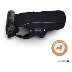Wolters Winterjacke Amundsen für Dackel schwarz
