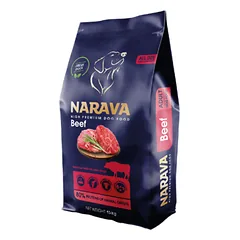 NARAVA High Premium sausas pašaras su jautiena suaugusiems šunims, 2 kg