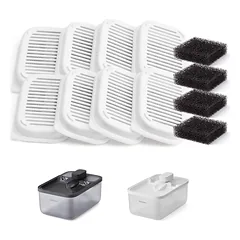 Pakaitinis filtras 4,5 l kačių fontanui, baltas, 6,6 × 4,7 × 1 cm, 12 vnt.