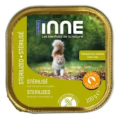 Nutrivet Inne Katze Sterilized drėgnas maistas katėms 16 x 100 g — 2 nuotrauka