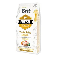 Brit Fresh su vištiena ir bulvėmis Adult, sausas maistas šunims 2,5 kg