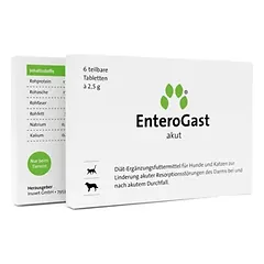 ENTEROGAST, pašaro papildas nuo viduriavimo, šunims ir katėms – 6tab.