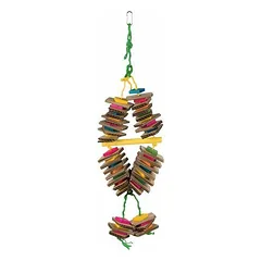 Trixie Wooden Toy with Sisal Rope 18 x 35 cm