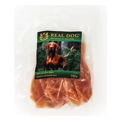 REAL DOG SNACKS Minkšta vištienos file, 500 g
