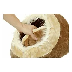 Flamingo CUDDLE CAVE 40X40X28CM BROWN-BEIGE — 2 nuotrauka