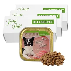 Lecker.Pet® Luna's Feine Paté Reich an Pute Hundefutter Nassfutter