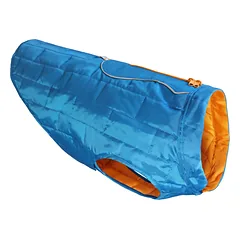 Kurgo Loft Jacket Mėlyna/Oranžinė - dvipusė vandeniui atspari striukė šunims, mėlyna/oranžinė