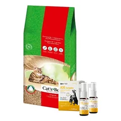 JRS Cats Best Eko Plus -  Medinis kraikas su grumstais 30l / 13kg + Lab-V ADE Complex - vitaminų A, D ir E kompleksas šunims ir katėms