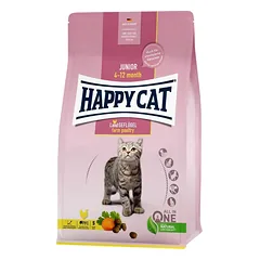 HAPPY CAT Junior Farm Poultry 4 kg paukų, sausa maistas kačiukams nuo 4 iki 12 mėnesių