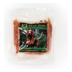 Minkštos vištienos juostelės REAL DOG Snacks 500g