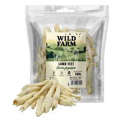 WILD FARM ėriukų kanopos 300g skanėstai šunims