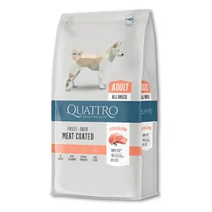 Quattro Extra salmon Sausas pašaras visų veislių suaugusiems šunims su lašiša