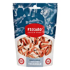 Ficcaro jautienos ir menkės trikampiai skanėstai šunims ir katėms photo