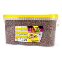 Tropical Cichlid Red&Green Large sticks 10L/3Kg