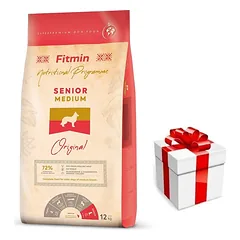 FITMIN Medium Senior 12kg + STAIGMENA ŠUNIUI