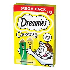 DREAMIES Kreminis su sūriu ir katžole 12x10g