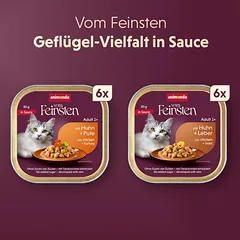 animonda Vom Feinsten Adult padaže 12 x 85 g, drėgnas maistas katėms