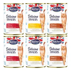 Butcher's Delicious Dinners 6 x 400 g, drėgnas maistas katėms, 400 - 499 g — 4 nuotrauka