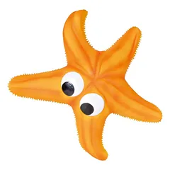 Trixie Starfish Patrick with sound vinilinis žaislas šunims, 23 cm — 2 nuotrauka