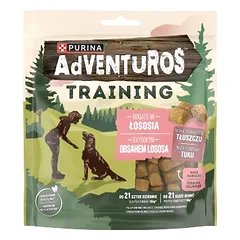 ADVENTUROS Training Lašišos turtingi skanėstai šunims 115g
