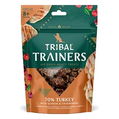 Tribal Trainers skanėstai dresūrai šunims su kalakutiena ir spanguolėmis, Turkey & Cranberry, 80 g