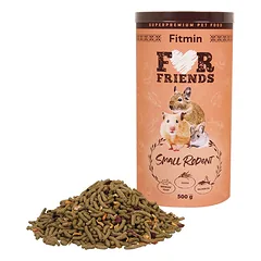 Fitmin For Friends maistas smulkiems graužikams, 500 g