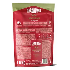 Carnilove Dog Active Adult su antiena ir fazanu, sausas maistas šunims 1,5 kg — 2 nuotrauka