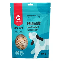MACED kaulai su vištienos įdaru 15 cm 500 g