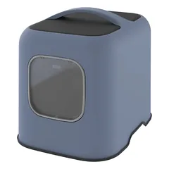 GimCat Smart Olimpia uždaras kačių tualetas su aktyvintos anglies filtru ir kastuvėliu, 51×39,5×44 cm