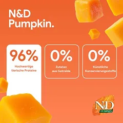 Farmina N&D Medium/Maxi su moliūgu, antiena ir kantalupa melionu, sausas maistas šunims — 2 nuotrauka
