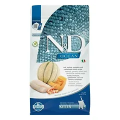Farmina N&D Cat Ocean Kitten Cod 1,5 kg parduotuvėje 1petshop.lt