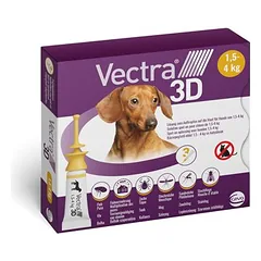 Vectra 3D für Hunde von 1,5 bis 4 kg