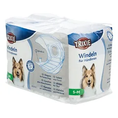 Trixie vienkartinės sauskelnės kalytėms 12 vnt. S-M: 28-40 cm