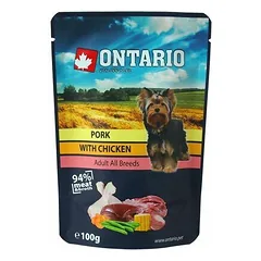Ontario Dog Pork with Chicken in Broth 100 g