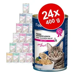Feline Porta 21 drėgnas maistas katėms, ekonominė pakuotė 24 x 400 g