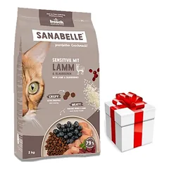 BOSCH Sanabelle Adult Sensitive Lamm 8kg + Staigmena katei