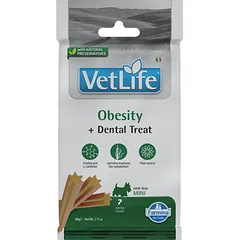 FARMINA Vet Life Dental Treat Obesity Mini 60 g (7 vnt.) dantų skanėstai mažų veislių šunims