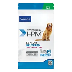 Virbac Veterinary HPM Senior Neutered Dog Large & Medium sausas pašaras pagyvenusiems didelių ir vidutinių veislių šunims 12kg