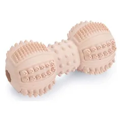 Beeztees Hundespielzeug Puppy Dental Hantel rosa
