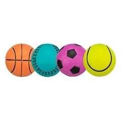 Trixie neoninis putų gumos šuns žaislas „Ball“ 6 cm