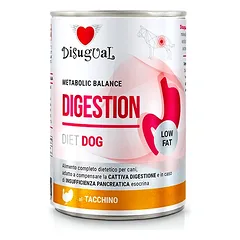 Disugual Veterinarinis drėgnas šunų maistas DIGESTION kalakutas (suaugusiems) 400g