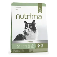 Nutrima Cat Adult Fussy maistas katėms, 6kg